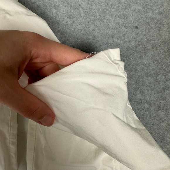 Zara Halter Top Womens M White Draped Open Front Sleeveless‎ Vest Pockets Cargo - Picture 8 of 16